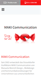 Mobile Screenshot of maki-com.de